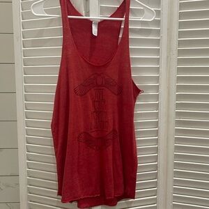 Red Tank. Workout shirt.